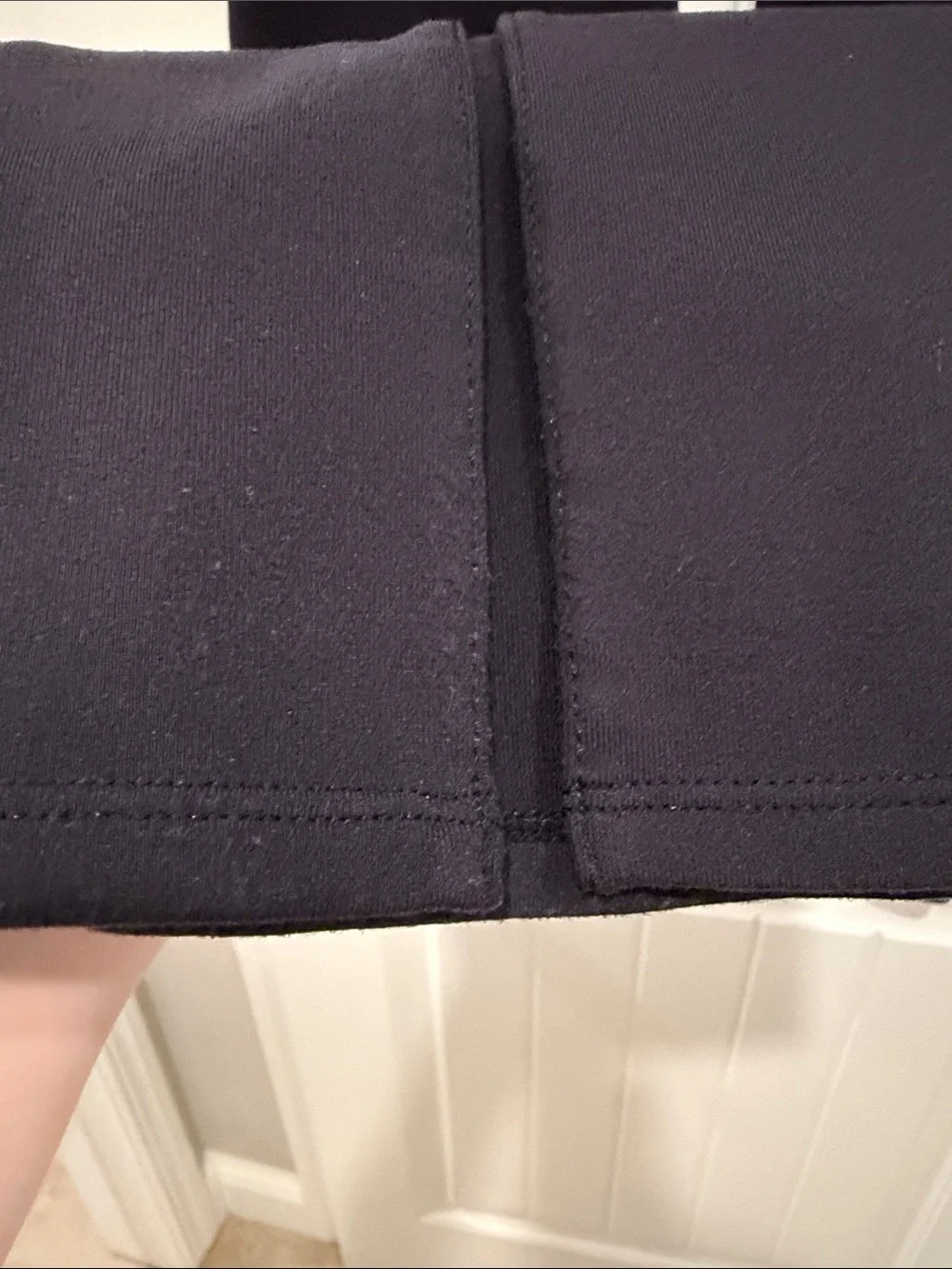 Alo Yoga Black High Waist Split Hem Flare Leggings
